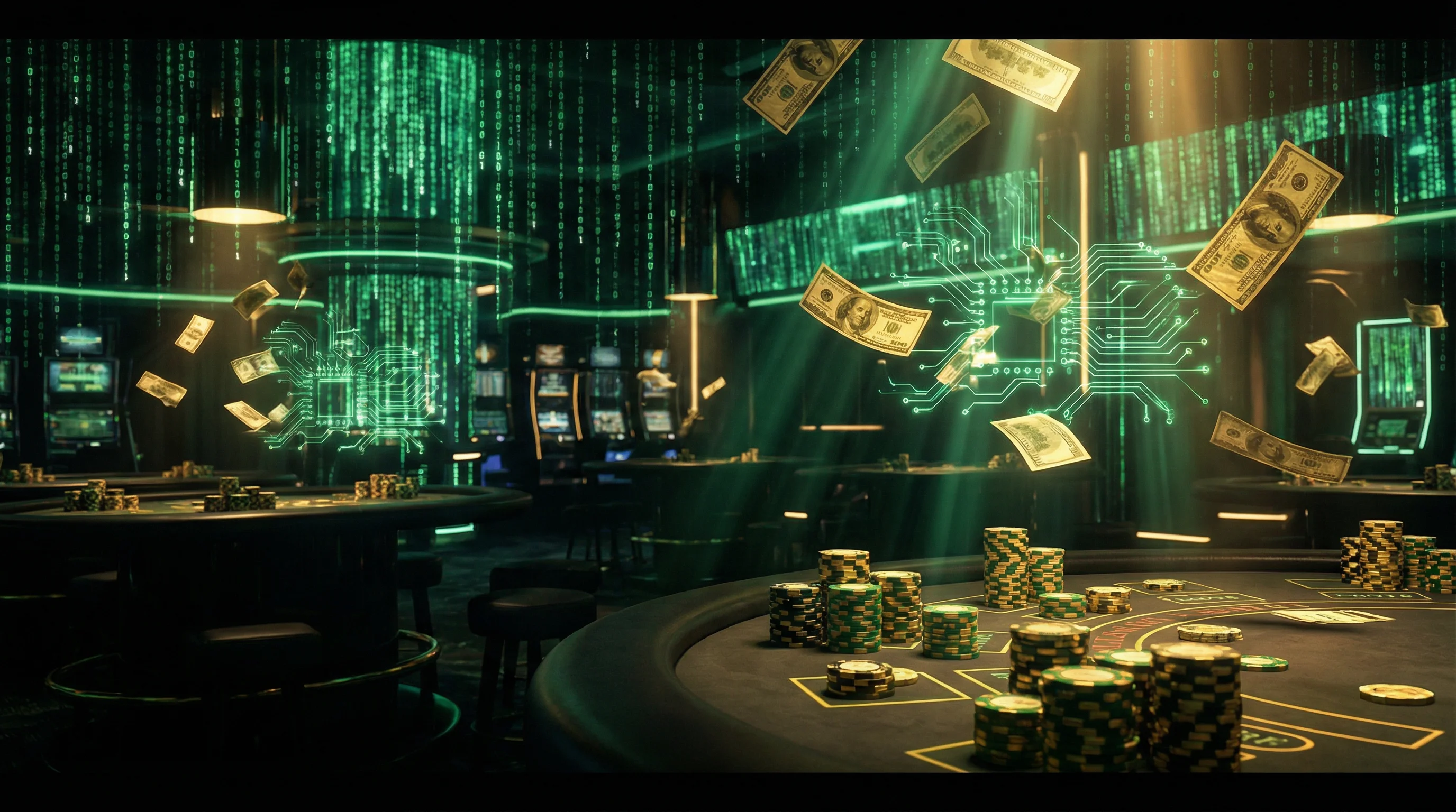 Ambiente de casino de lujo para bacará en William Hill Casino México